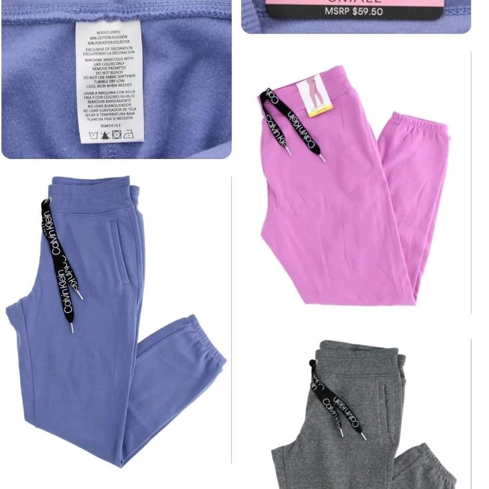 Calvin Klein Jogger Pants brand new with tags in color pink